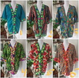 Cotton Printed Handmade coverup.